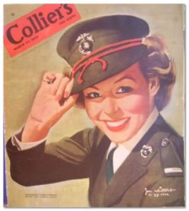 E. Louise Stewart as she appeared in Colliers Magazine in 1943