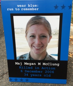 Remembering Maj Meagan McClung on the Blue Mile at MCM15
