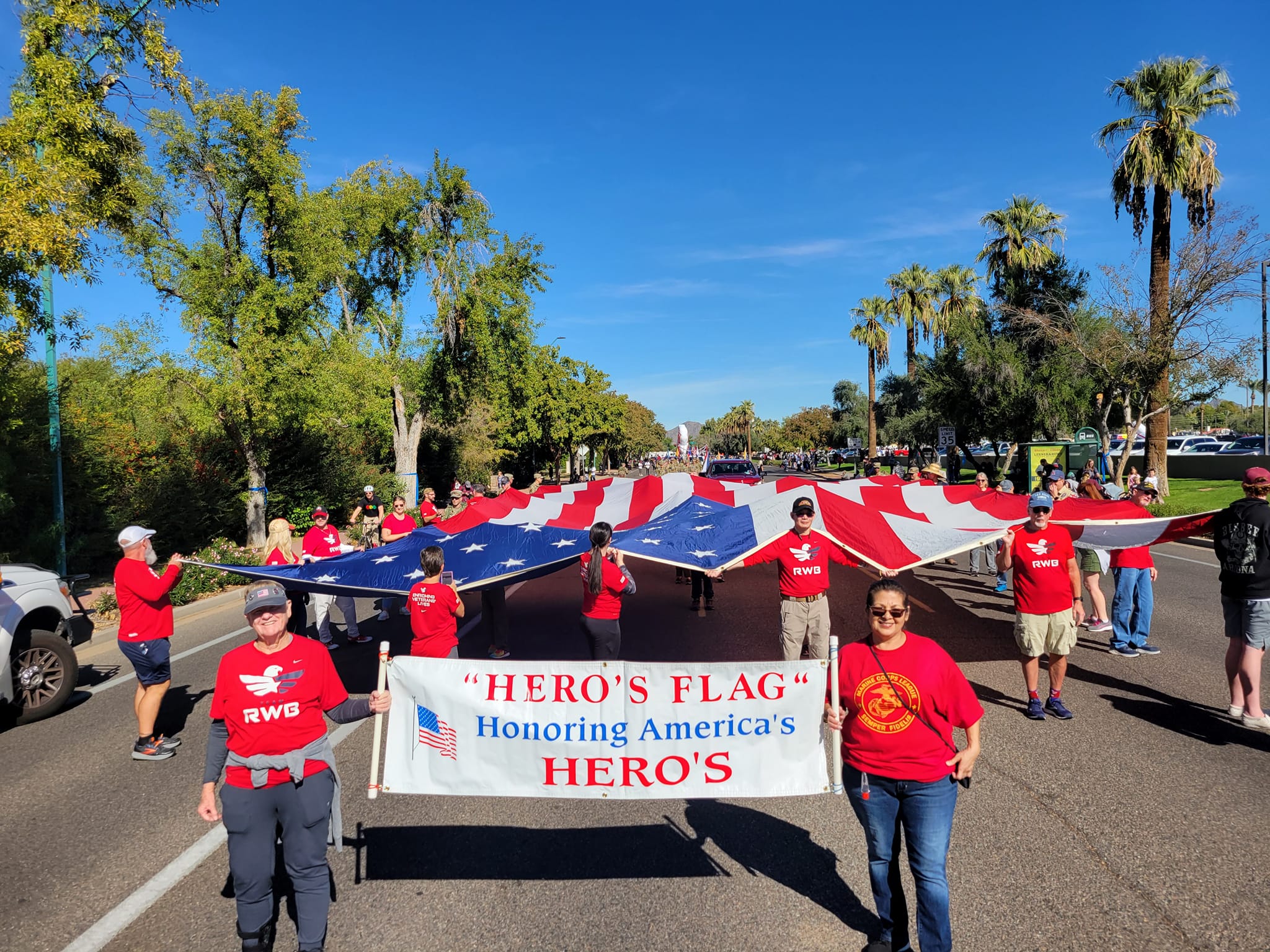 Phoenix Veterans Day Parade 2023 with AZ-1 Roadrunners